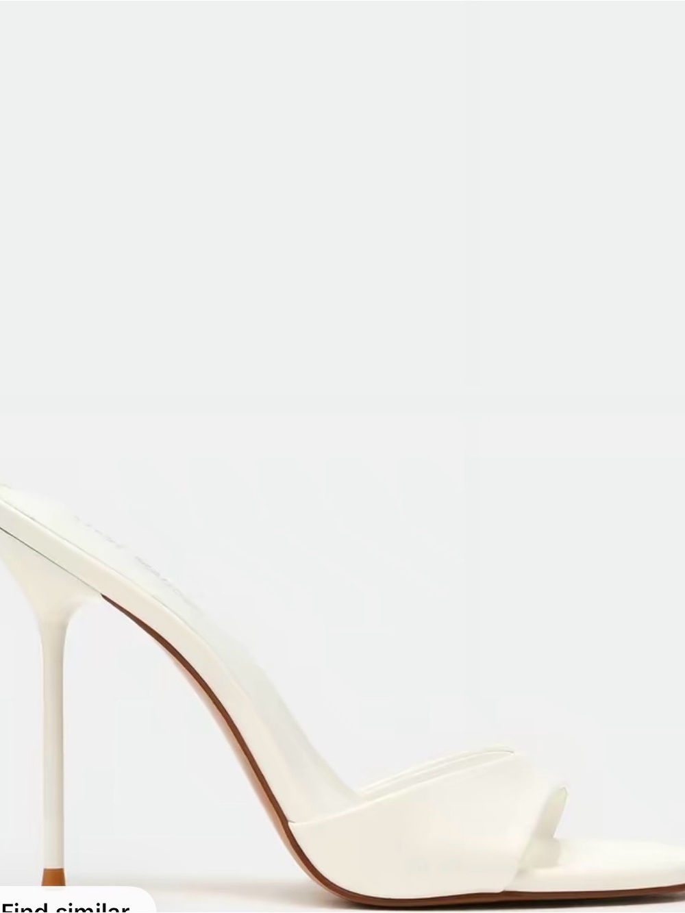 Steve Madden Davina White Patent Heels